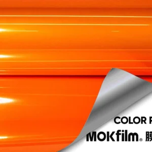 Electroplated Orange TPU Wrap